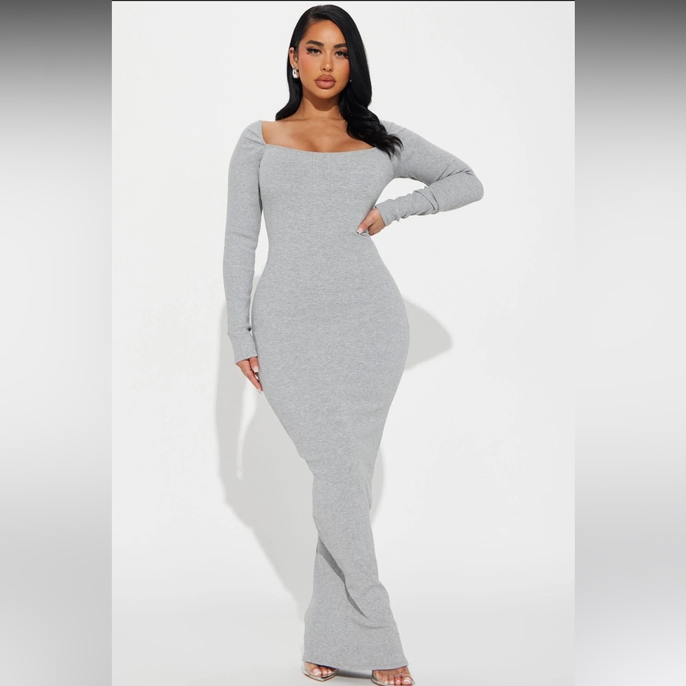 Fashion Nova Clara Snatched Maxi Dress Sz Small NWT | Fashion Nova Bodycon Dress